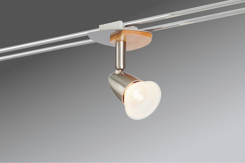 Paulmann Cannes Flexible mount GU5.3 35W Halogen Stainless steel,Wood suspension lighting