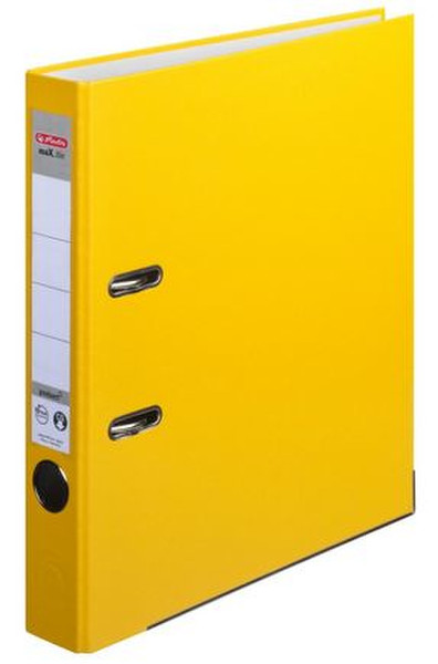 Herlitz 9942640 Polypropylene (PP) Yellow ring binder