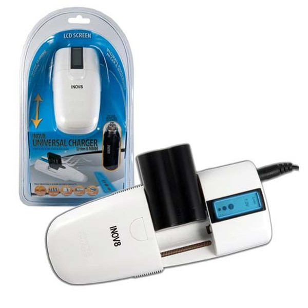 Inov-8 BC2000 Auto/Indoor White battery charger