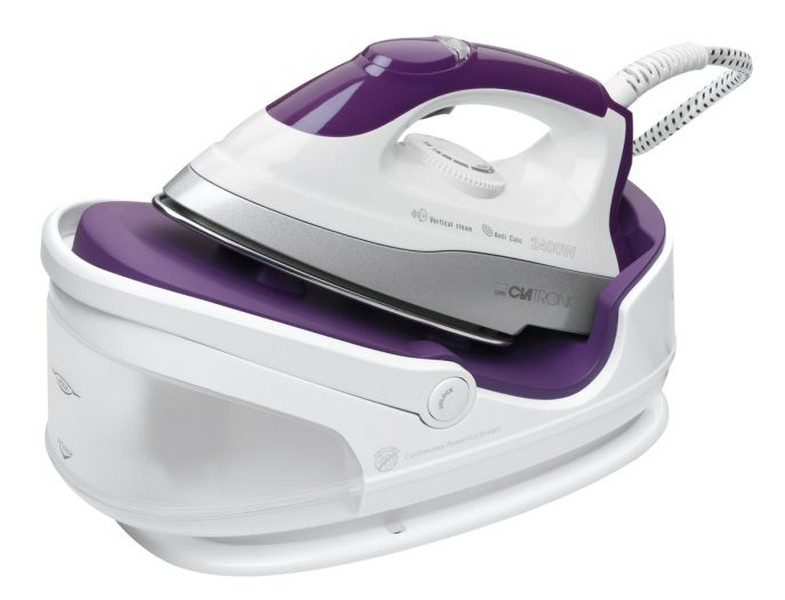 Clatronic DBS 3461 Stainless steel Purple,White steam ironing station