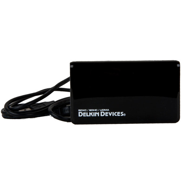 Delkin DDREADER-41 USB 2.0 Black card reader