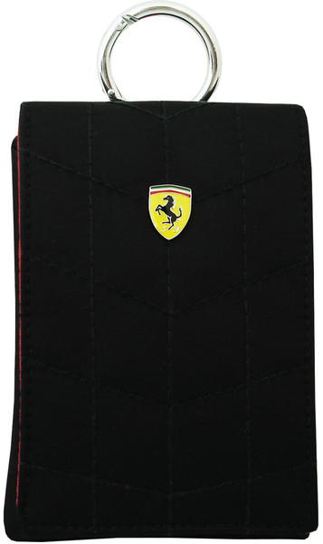 Ferrari FEPFV1BL Messenger case Schwarz Handy-Schutzhülle