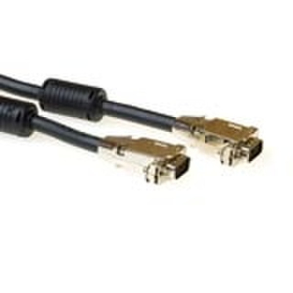Intronics HQ VGA connection cable 5 x Coax Metal 5.0m 5m VGA (D-Sub) VGA (D-Sub) Black VGA cable