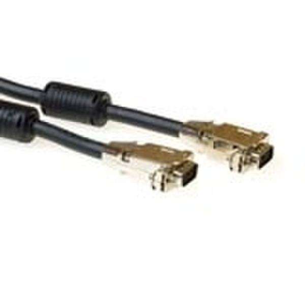 Intronics HQ VGA connection cable 5 x Coax Metal 15.0m 15м VGA (D-Sub) VGA (D-Sub) Черный VGA кабель