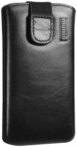 mumbi GALAXY-S2-LEDERTASCH Pouch case Black mobile phone case