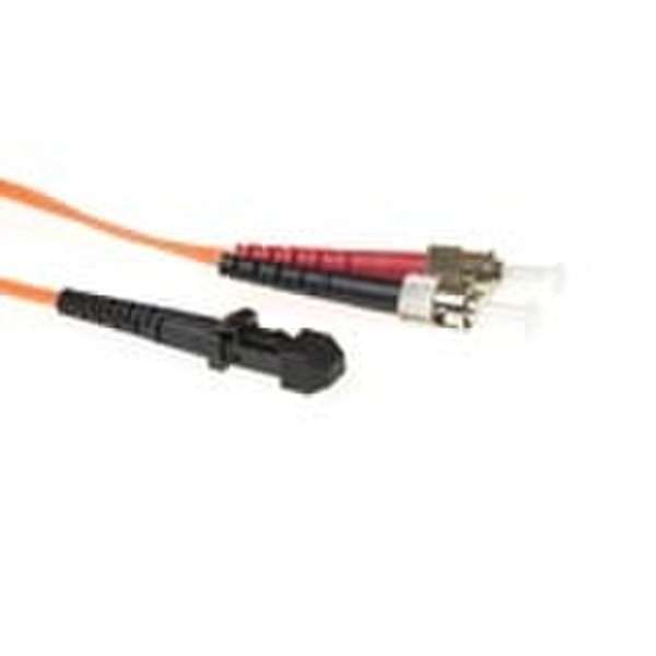 Intronics Multimode 62,5 / 125 DUPLEX MTRJ-ST 1.0m 1m Orange fiber optic cable
