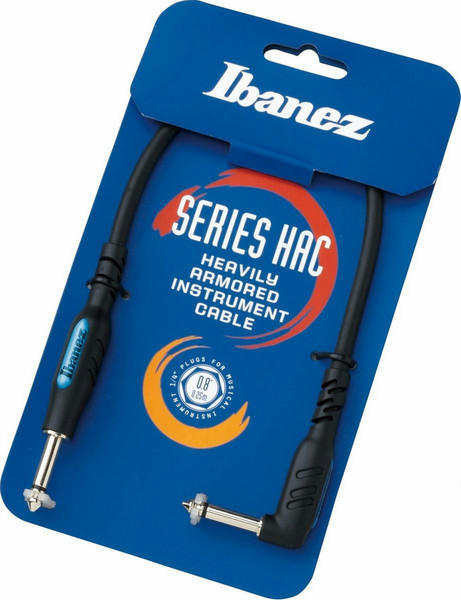 Ibanez HAC08L 0.25m 6.35mm 6.35mm Black,Stainless steel