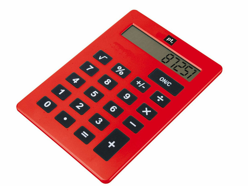 BRINK HK708RD Настольный Basic calculator Красный калькулятор