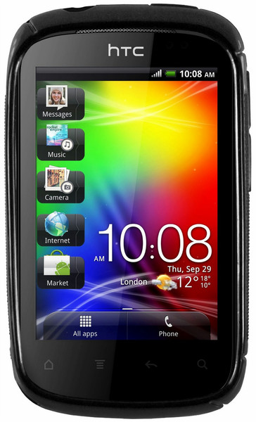 mumbi HTC-EXPLORER-HÜLLE Cover Black mobile phone case