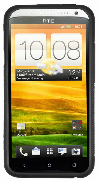 mumbi HTC-ONE-X-SCHUTZHÜLL Cover White mobile phone case