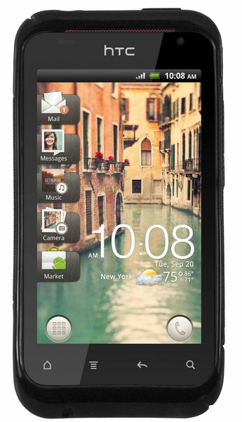mumbi HTC-RHYME-HÜLLE Cover Black,Violet mobile phone case