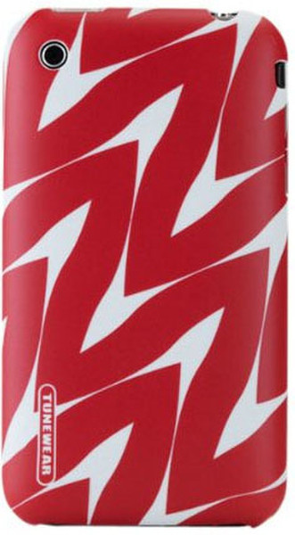 TuneWear IP3GS-FIN-01R Cover case Rot, Weiß Handy-Schutzhülle