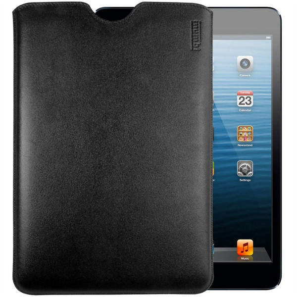 mumbi IPAD-MINI-LEDERTASCH Sleeve case Schwarz Tablet-Schutzhülle