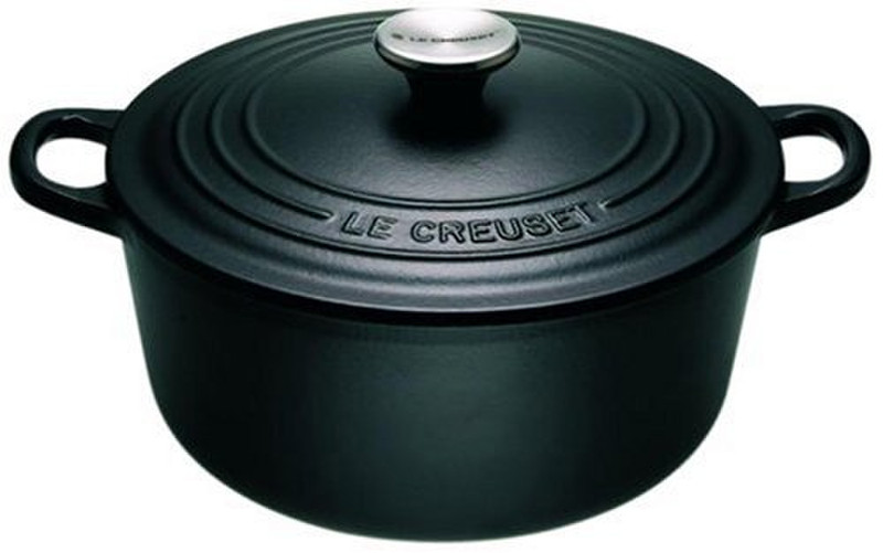Le Creuset L2501-2600 5.3L Black saucepan