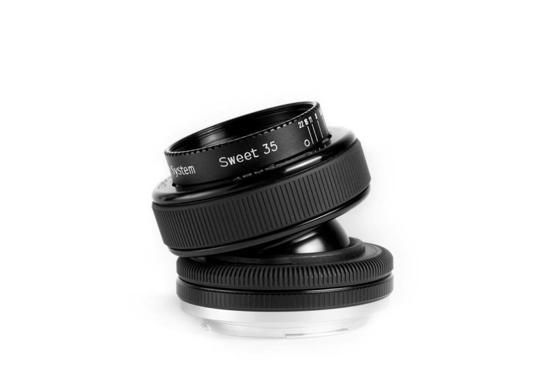 Lensbaby Composer Pro w/ Sweet 35 SLR Schwarz, Silber