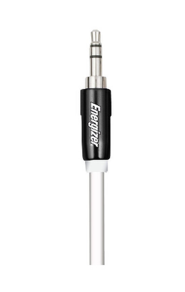 Energizer LCAEHJACKBK2 1.5m 3.5mm 3.5mm Schwarz, Weiß Audio-Kabel