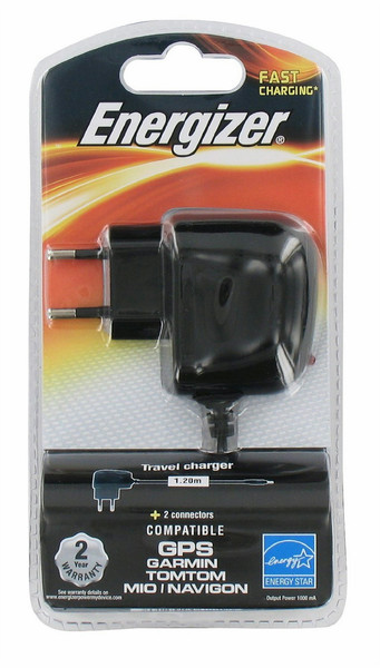 Energizer LCHECTCEUGP2 Indoor Black mobile device charger