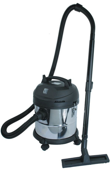TallyGenicom 12740 Drum vacuum cleaner 20L 1200W Black,Metallic