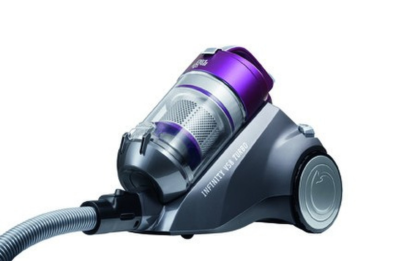 Dirt Devil Infinity VS8 Turbo Zylinder-Vakuum 1.5l 1600W Grau, Violett