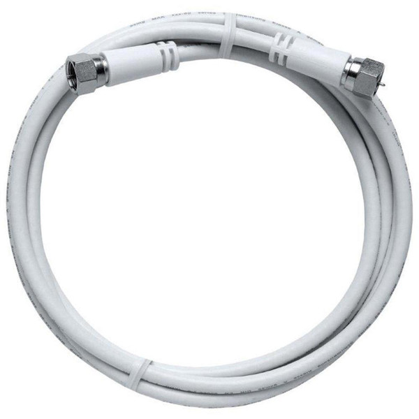 Axing MAK50080 5м F F Белый коаксиальный кабель