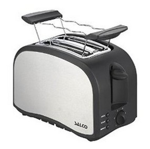 Salco MT-800 2slice(s) 800W Black,Stainless steel toaster