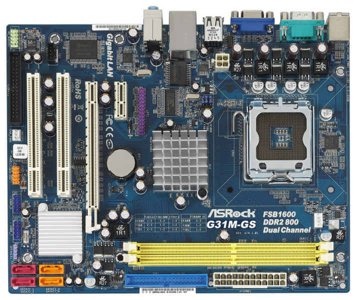 Asrock G31M-GS Socket T (LGA 775) Micro ATX motherboard