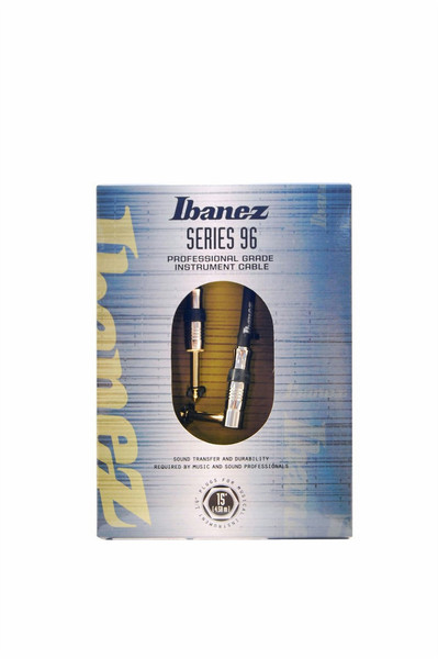 Ibanez NSC15L 4.5m 6.35mm 6.35mm Schwarz, Edelstahl Audio-Kabel
