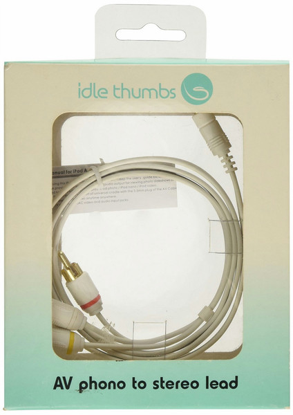 idle thumbs PIP2050 3.5mm 3 x 3.5mm Белый аудио кабель