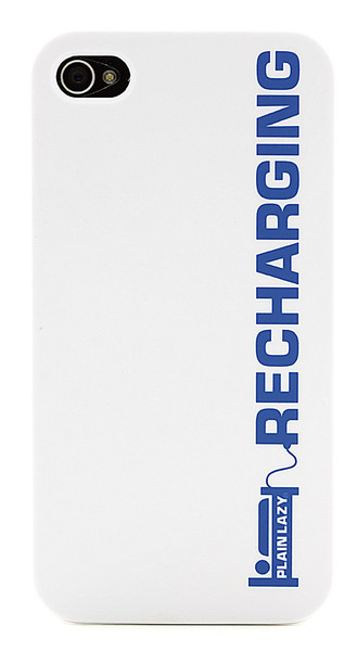 Plain Lazy PLIP4RCWH Cover White mobile phone case