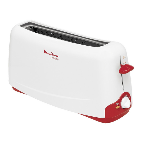 Moulinex TL110030 1slice(s) 1000W Rot, Weiß Toaster