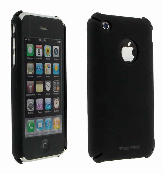 Pro-Tec PSI3GBK1 Cover case Черный чехол для мобильного телефона