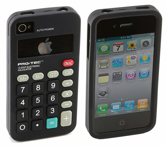 Pro-Tec PXIP4RCAL Cover case Черный чехол для мобильного телефона