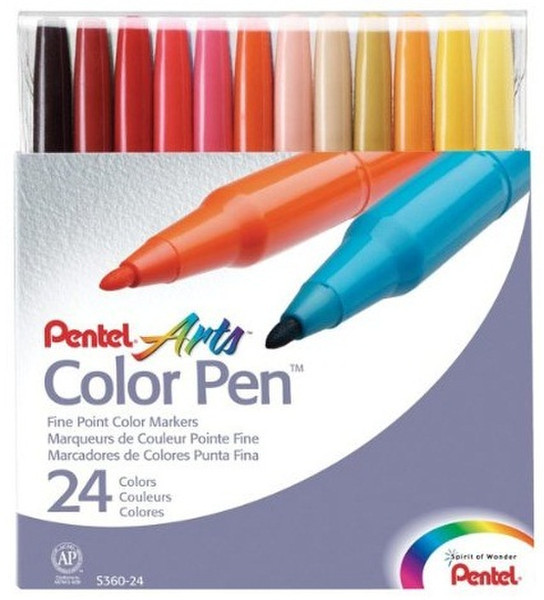 Pentel S360/24 Multicolour felt pen