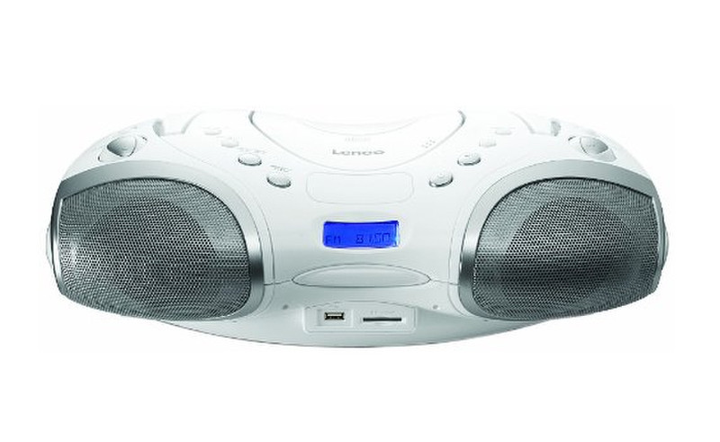 Lenco SCD-10 Цифровой 5Вт Белый CD радио