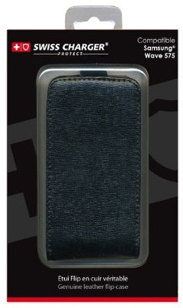 SWISS CHARGER SCP10001 Флип Черный чехол для мобильного телефона