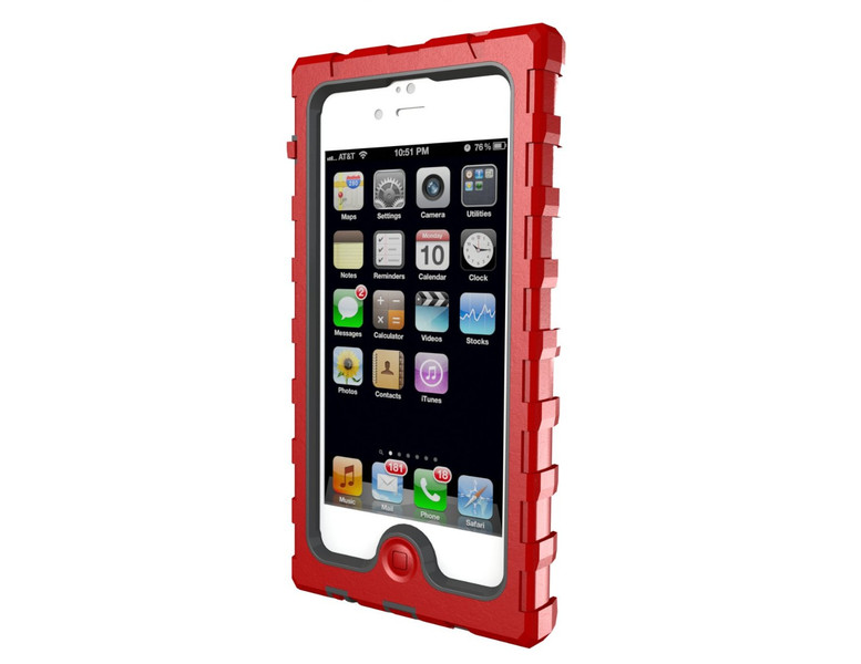 Hard Candy Cases SD5-RED-BLK Cover case Rot Handy-Schutzhülle