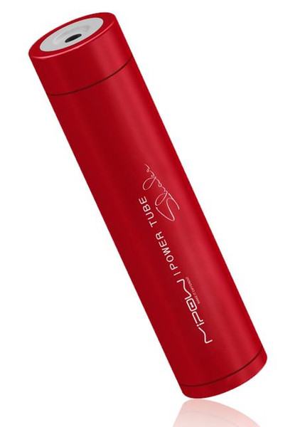 MiPow Power Tube Shake 2600 Lithium-Ion (Li-Ion) 2600mAh Rot