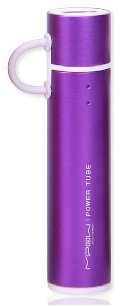 MiPow Power Tube 2600M Lithium-Ion (Li-Ion) 2600mAh Violett