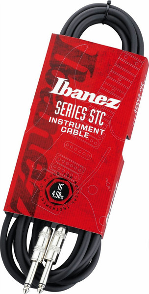 Ibanez STC10L 3m 6.35mm 6.35mm Schwarz, Edelstahl Audio-Kabel