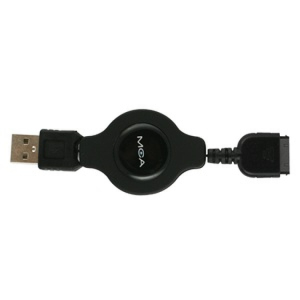 Muvit USBZIPIPOD USB A Apple 30-p Schwarz USB Kabel
