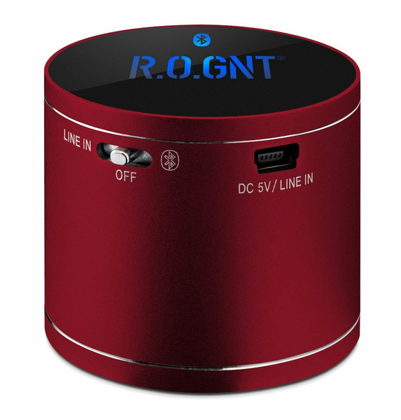 R.O.GNT 1002.21 Mono 3W Röhre Rot