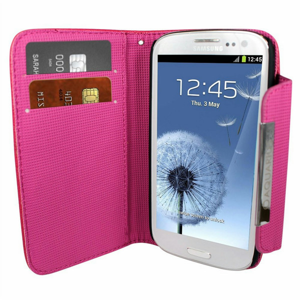 Aquarius WCSAI9300MEHPK Wallet case Pink,Red mobile phone case