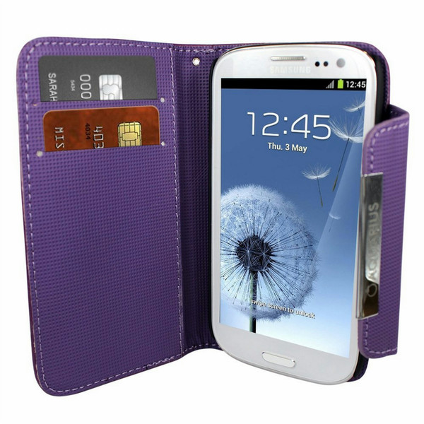 Aquarius WCSAI9300MEPU Wallet case Purple mobile phone case