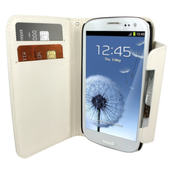 Aquarius WCSAI9300MEWH Wallet case White mobile phone case