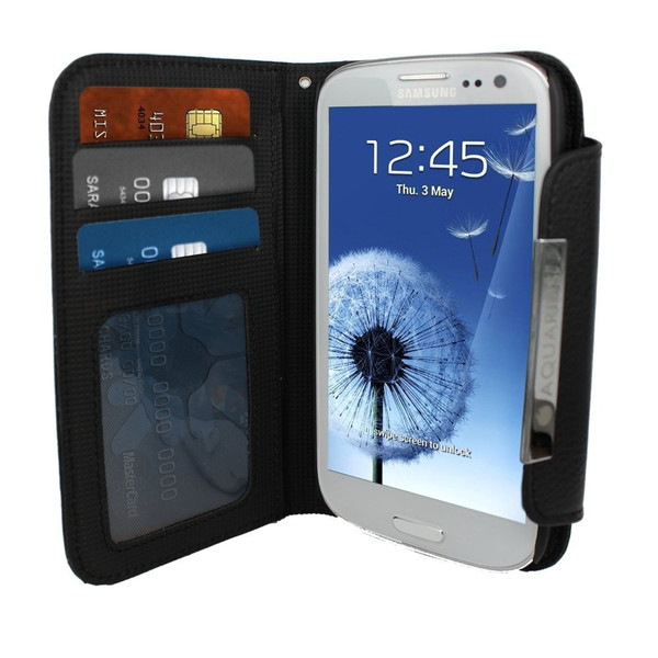Aquarius WCSAI9300SP Wallet case Черный чехол для мобильного телефона