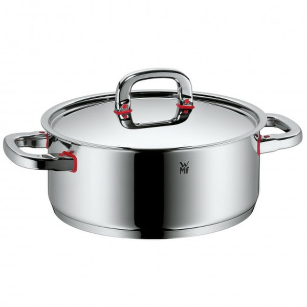 WMF 17.8824.6040 4.1L Round Red,Stainless steel saucepan