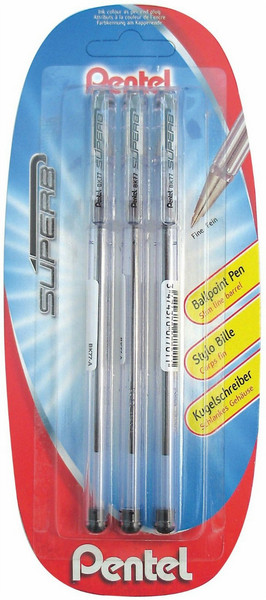 Pentel Superb - Bol Black 3pc(s)