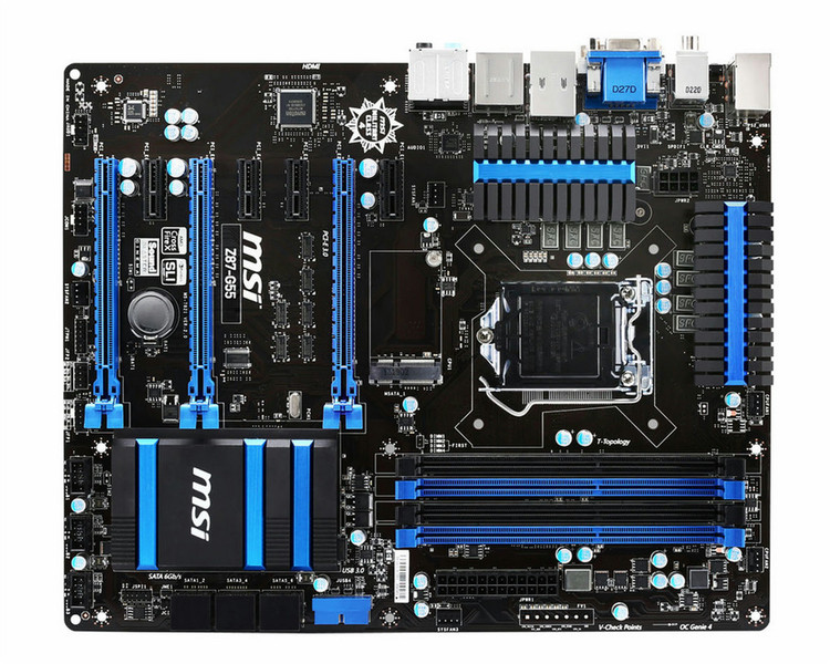 MSI Z87-G55 Intel Z87 Socket H3 (LGA 1150) ATX Motherboard