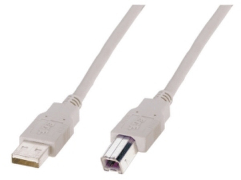 M-Cab USB Cabel 1.8м USB A USB B Серый кабель USB