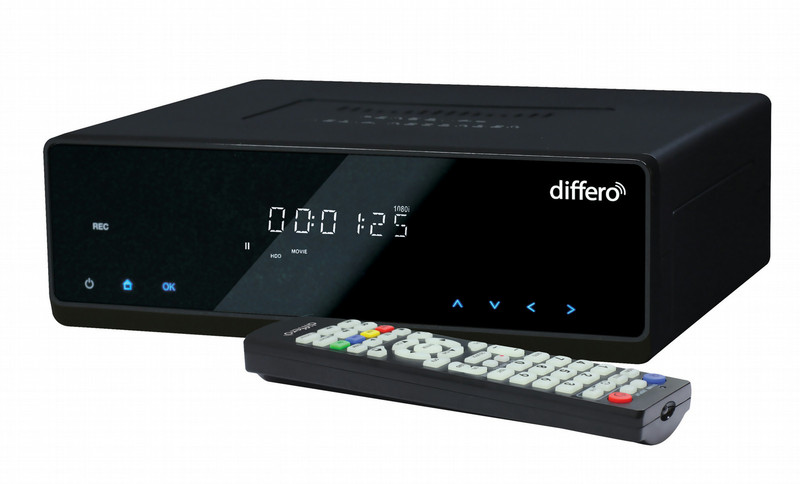 Differo Sigma 500 GB Черный медиаплеер